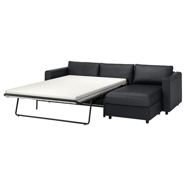 [IKEA/イケア/通販]VIMLE ヴィムレ3人掛けソファベッド 寝椅子付き, グラン/ボームスタード ブラック[7](79477358) |  | 01