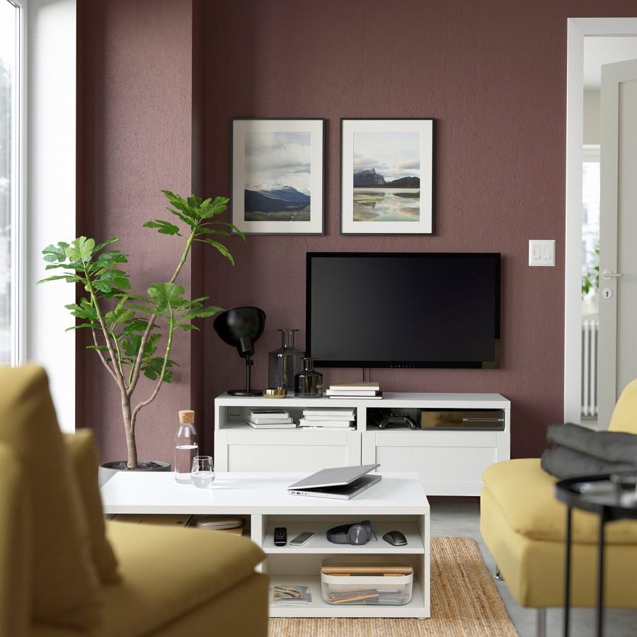 [IKEA/イケア/通販]BESTA ベストー コーヒーテーブル, ホワイト, 120x56 cm[6](79509627) |  | 03