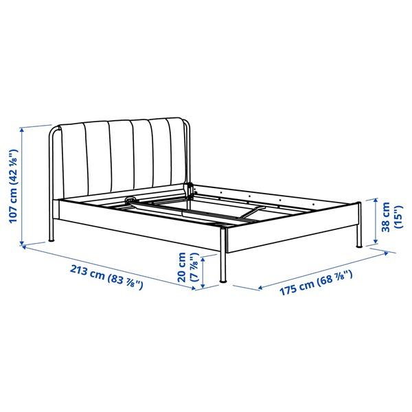 [IKEA/イケア/通販]TALLASEN テルオーセンファブリックベッドフレーム, ク-ルスタ ライトベージュ/ル……[4](79514742) |  | 10