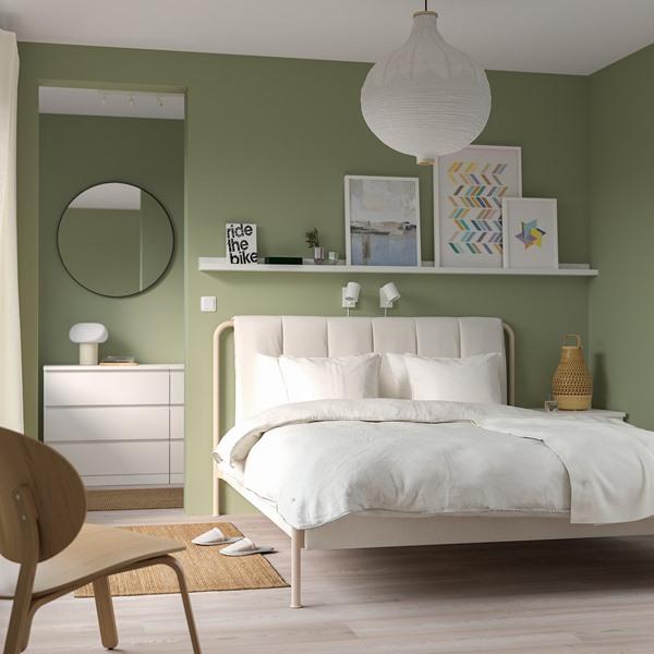 [IKEA/イケア/通販]TALLASEN テルオーセンファブリックベッドフレーム, ク-ルスタ ライトベージュ/ル……[4](79514742) |  | 01