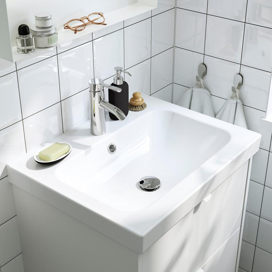 [IKEA/イケア/通販]HAVBACK ハーヴベック / ORRSJON オルショーン 洗面台 引き出し付き/洗面ボウル/水栓, ダークグレー, 62x49x69 cm[5](79516680) |  | 05