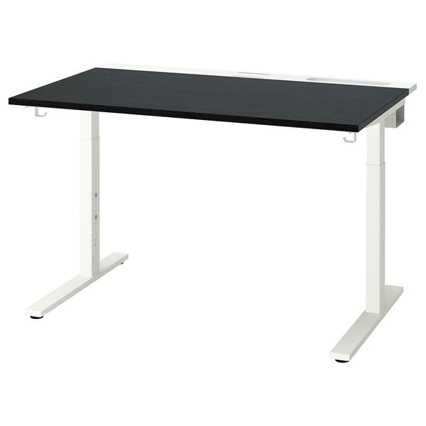 IKEA/イケア/通販]MITTZON ミッツォーンデスク, ブラックステイン