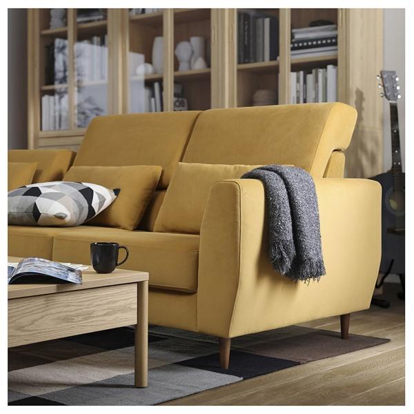 [IKEA/イケア/通販]SLATORP スラトルプ3人掛けソファ 寝椅子付き, ハーケボ イエローブラウン[3](79577579) |  | 04