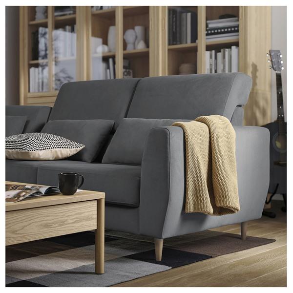 [IKEA/イケア/通販]SLATORP スラトルプ4人掛けソファ 寝椅子付き, ハーケボ ダークグレー[3](79577602) |  | 04