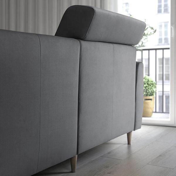 [IKEA/イケア/通販]SLATORP スラトルプ4人掛けソファ 寝椅子付き, ハーケボ ダークグレー[3](79577602) |  | 05