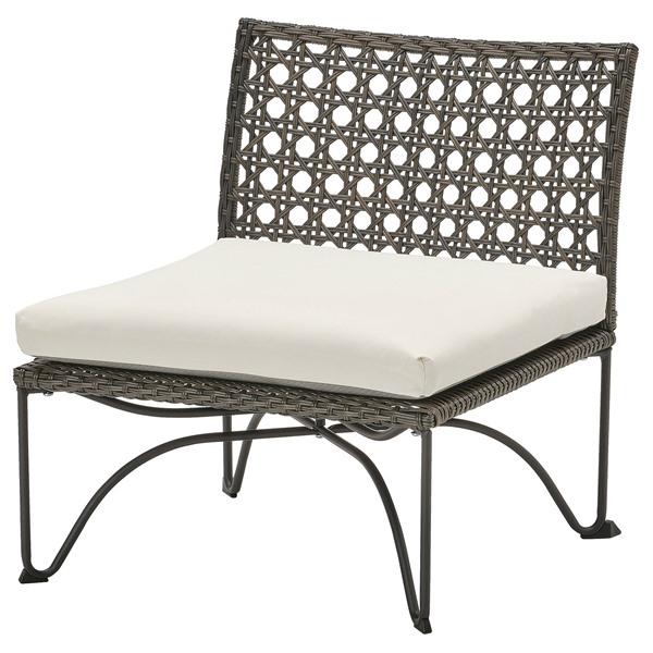 [IKEA/イケア/通販]JUTHOLMEN ユトホルメンイージーチェア 屋外用, ダークグレー/クッダルナ ライト……[GD](79579837) | 