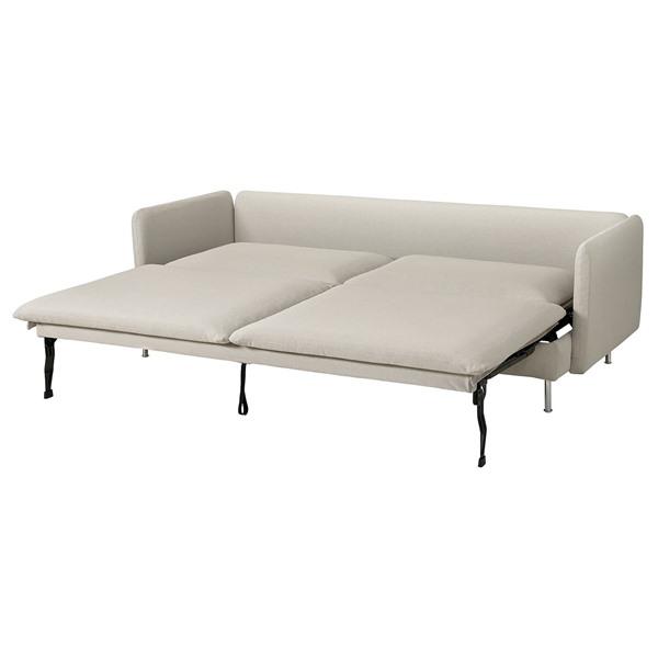 [IKEA/イケア/通販]SODERHAMN ソーデルハムン 3人掛けソファベッド, フリードトゥナ ライトベージュ[8](79580058) |  | 01