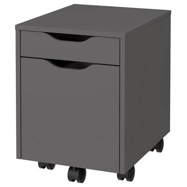 [IKEA/イケア/通販]ALEX アレクス引き出しユニット キャスター付き, ダークグレー/ブラック,36x50 cm[DA](79582665) | 