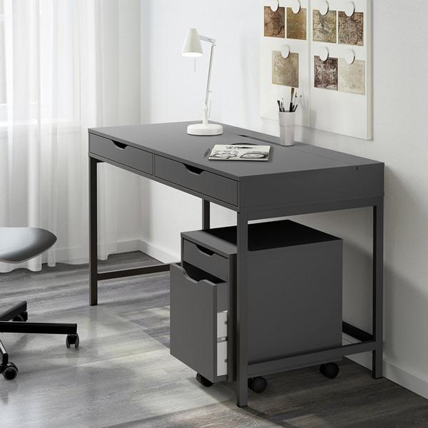 [IKEA/イケア/通販]ALEX アレクス引き出しユニット キャスター付き, ダークグレー/ブラック,36x50 cm[DA](79582665) |  | 01