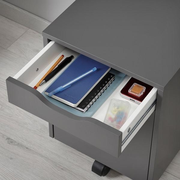 [IKEA/イケア/通販]ALEX アレクス引き出しユニット キャスター付き, ダークグレー/ブラック,36x50 cm[DA](79582665) |  | 04