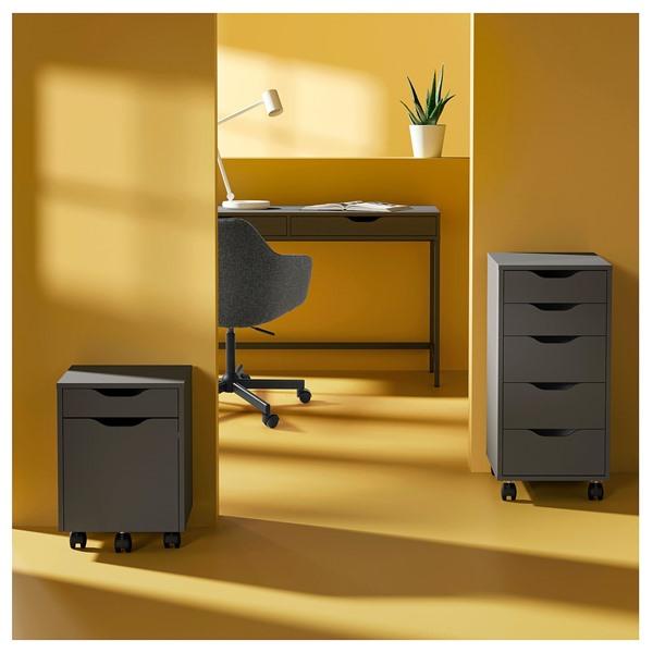 [IKEA/イケア/通販]ALEX アレクス引き出しユニット キャスター付き, ダークグレー/ブラック,36x50 cm[DA](79582665) |  | 08