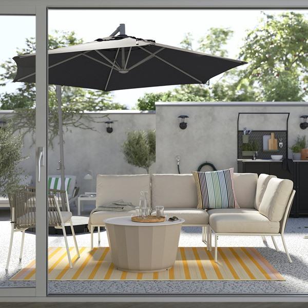 [IKEA/イケア/通販]SEGERON セーゲローンシートセクション モジュールソファ用、屋外用, ホワイト/ベ……[5](79584848) |  | 02