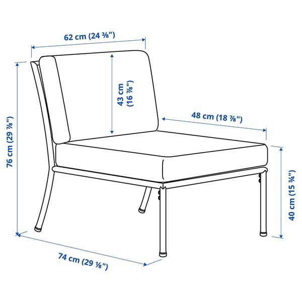[IKEA/イケア/通販]SEGERON セーゲローンシートセクション モジュールソファ用、屋外用, ホワイト/ベ……[5](79584848) |  | 03