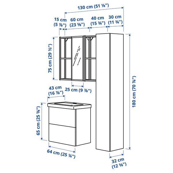 [IKEA/イケア/通販]ENHET エーンヘートバスルーム, チャコール/ホワイト,64x43x65 cm[7](79616222) |  | 03