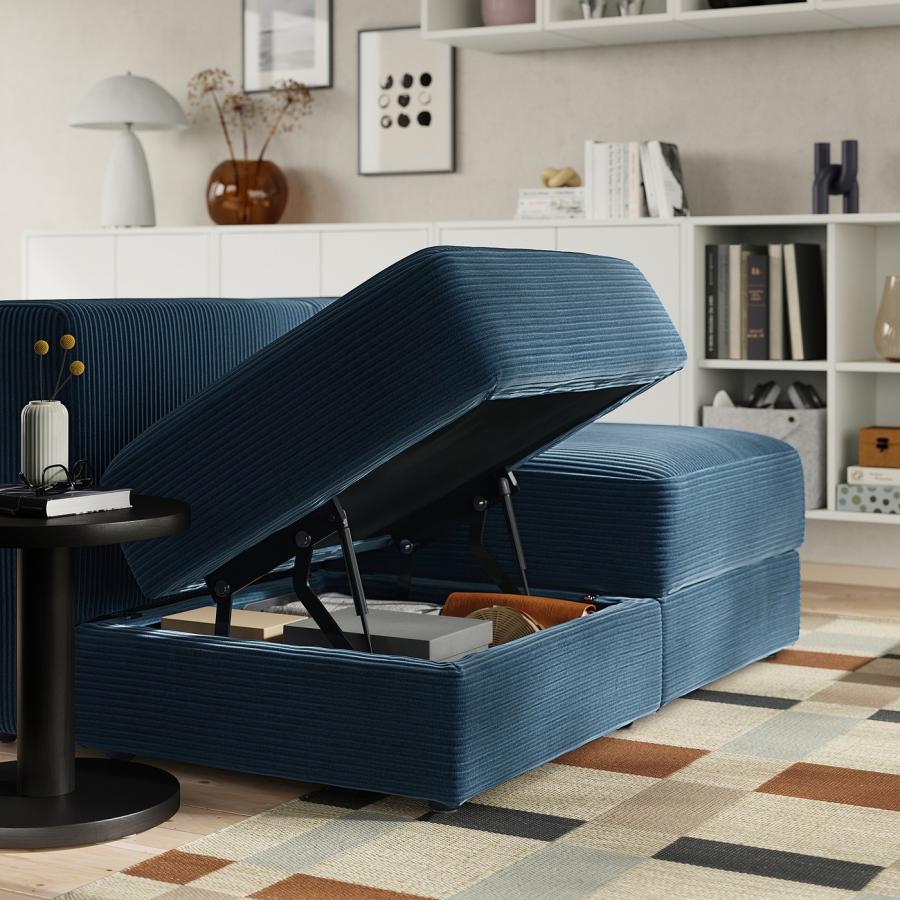 [IKEA/イケア/通販]JATTEBO イェッテボ 2人掛けモジュールソファ， ヘッドレスト付き/サムサーラ ダークブルー[12](79617622)_2