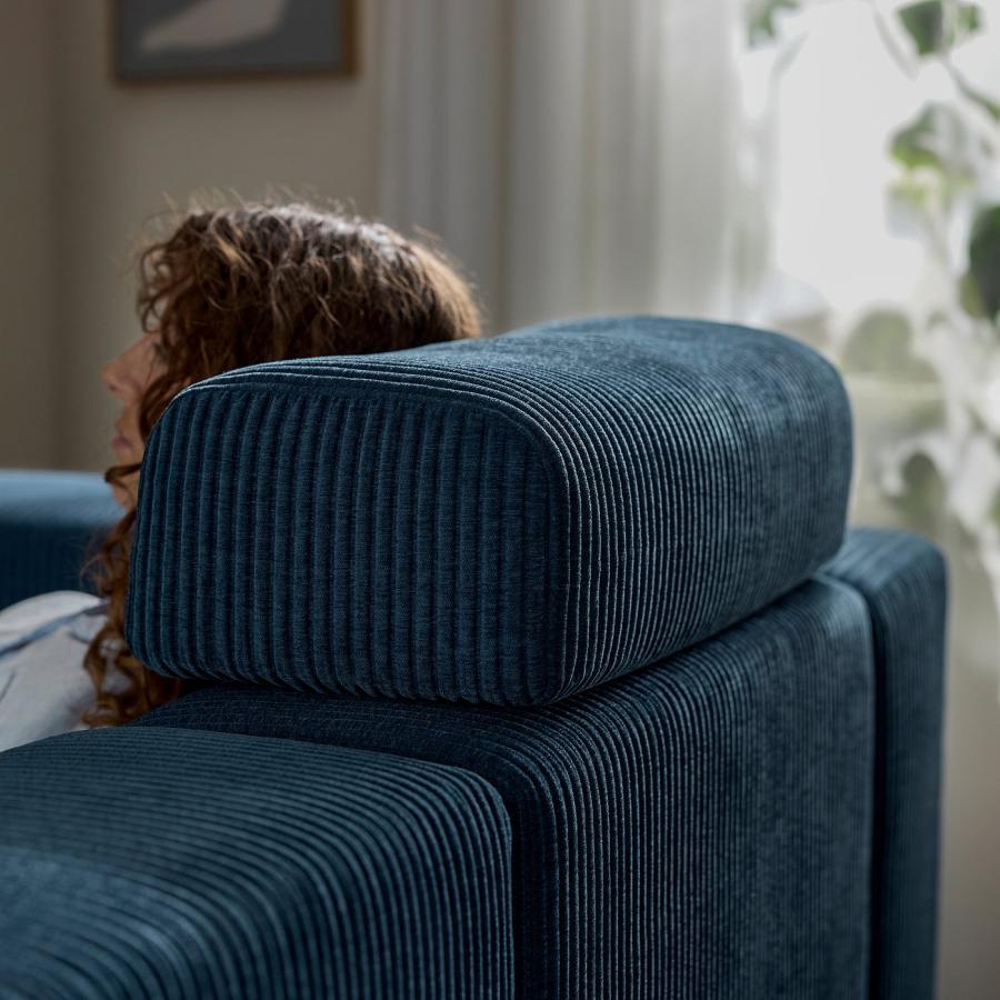 [IKEA/イケア/通販]JATTEBO イェッテボ 2人掛けモジュールソファ， ヘッドレスト付き/サムサーラ ダークブルー[12](79617622)_3