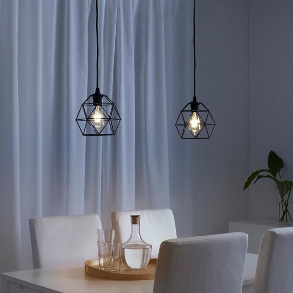 [IKEA/イケア/通販]BRUNSTA ブルンスタ / HAVSDJUP ハーヴスユープペンダントランプ, ブラック,20 cm[AA](79618122) |  | 01