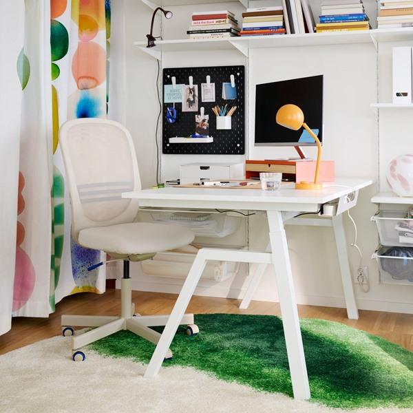 [IKEA/イケア/通販]TROTTEN トロッテンデスク 昇降式, 100V/ホワイト,160x80 cm[KF](79621902) |  | 04
