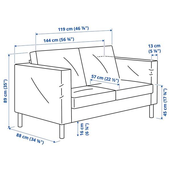[IKEA/イケア/通販]SALTSJOBADEN サルトショバーデン2人掛けコンパクトソファ, トネルード レッドブラウン[5](79622633) |  | 05