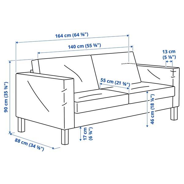 [IKEA/イケア/通販]SALTSJOBADEN サルトショバーデン2人掛けソファ, ヴィタンギ ライトベージュ/ホワイト[5](79627659) |  | 06