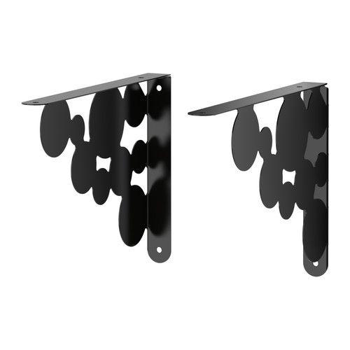 IKEA/イケア EKBY MANS ブラケット, ブラック | 