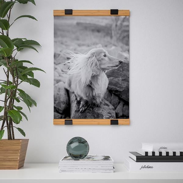 【IKEA/イケア/通販】VISBACK ヴィスベック ポスター用ハンガー, 竹[A](80423029) |  | 03