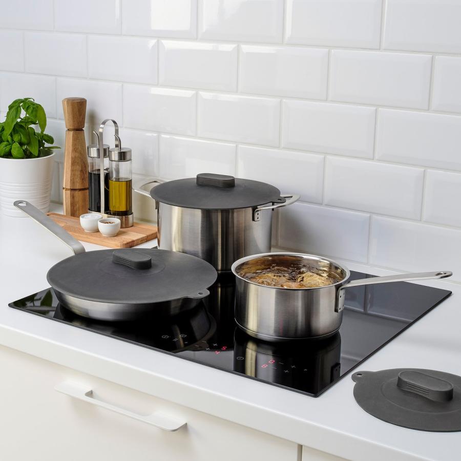 [IKEA/イケア/通販]KLOCKREN クロックレン ユニバーサルふた3点セット, シリコン[B](80449190) |  | 01