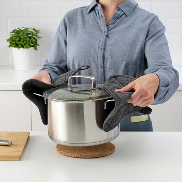 【IKEA/イケア/通販】RINNIG リンニング 鍋つかみ, グレー[A](80476367) |  | 02