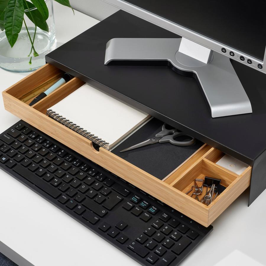 [IKEA/イケア/通販]ELLOVEN エロヴェン モニタースタンド 引き出し付き, チャコール[C](80485102) |  | 02