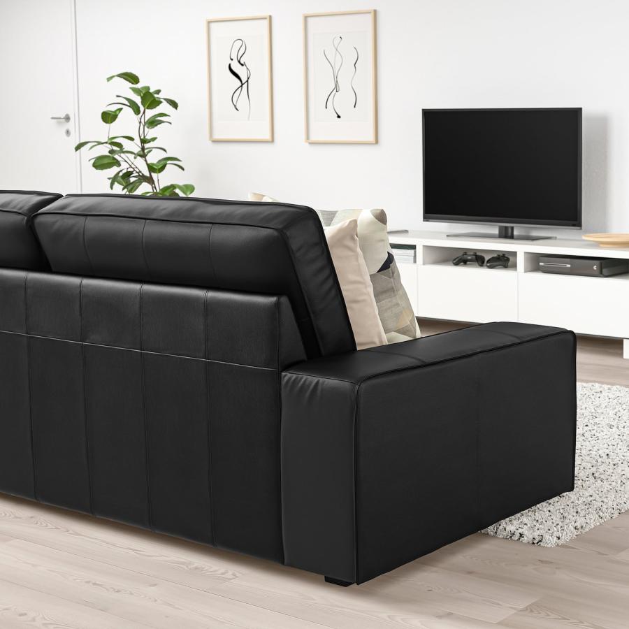[IKEA/イケア/通販]KIVIK シーヴィク 3人掛けソファ， グラン/ボームスタード ブラック[D](80519526)_3