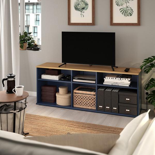 IKEA/イケア/通販]SKRUVBY スクルーヴビーテレビ台, ブラックブルー