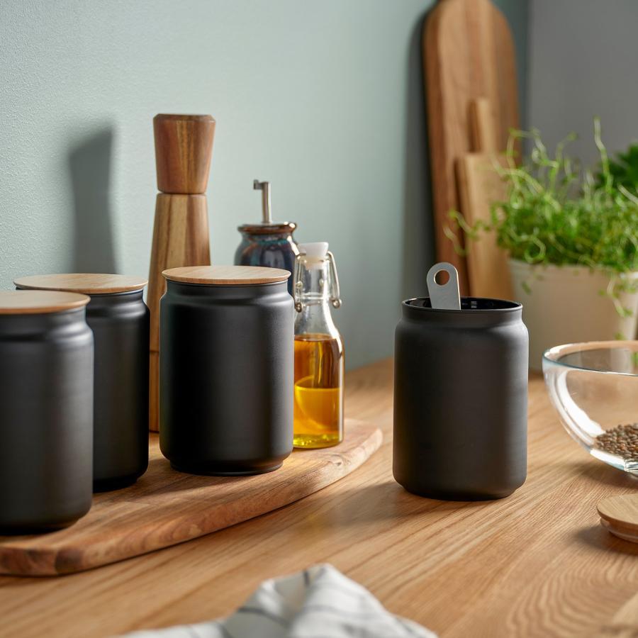 [IKEA/イケア/通販]EKLATERA エクラテーラ ふた付き容器, ブラック, 1 l[A](80525829) |  | 02