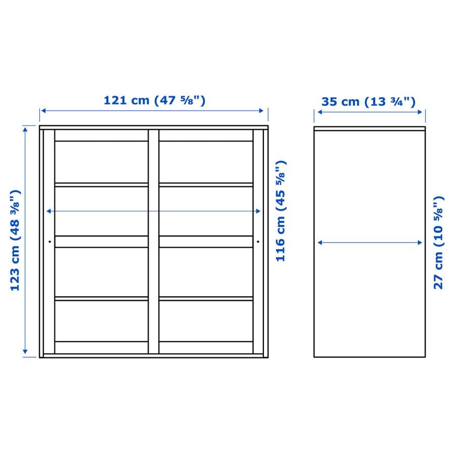 IKEA/イケア/通販]HAVSTA ハーヴスタ コレクションケース, ホワイト
