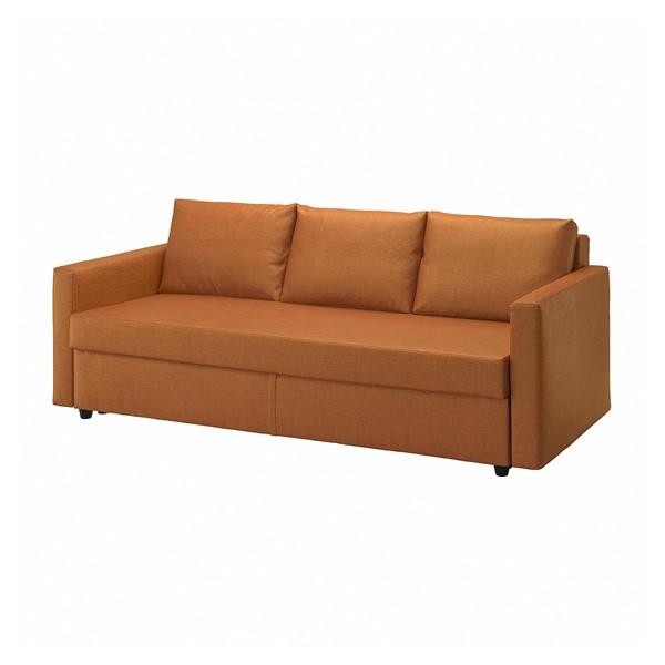 [IKEA/イケア/通販]FRIHETEN フリーヘーテン3人掛けソファベッド, ファーリンゲ ブラウンオレンジ[LL](80551229) | 
