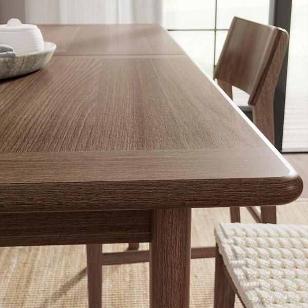 [IKEA/イケア/通販]SKANSNAS スカンスネス伸長式テーブル, ブラウン ビーチ/突き板,150/205x90 cm[3](80565759) |  | 03