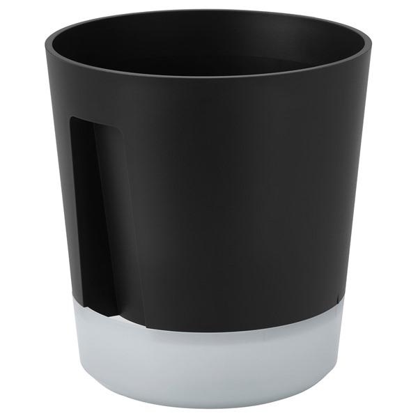 [IKEA/イケア/通販]VARDTRAD ヴォルドトレド自動水やり機能付き植木鉢, 室内/屋外用 透明/チャコール,15 cm[AA](80570869) | 