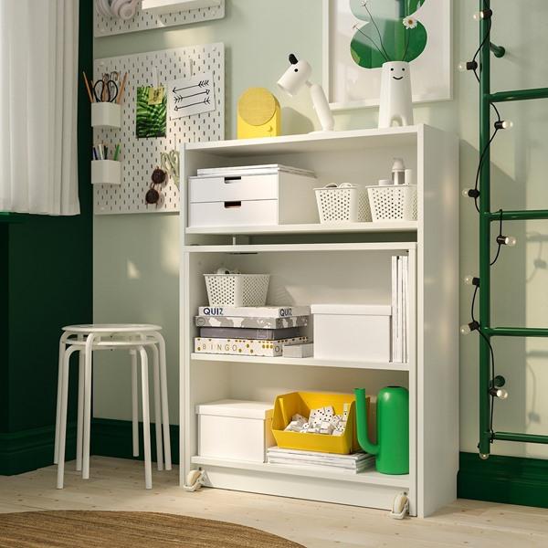 IKEA/イケア/通販]BILLY ビリー本棚 折りたたみ式テーブル付き