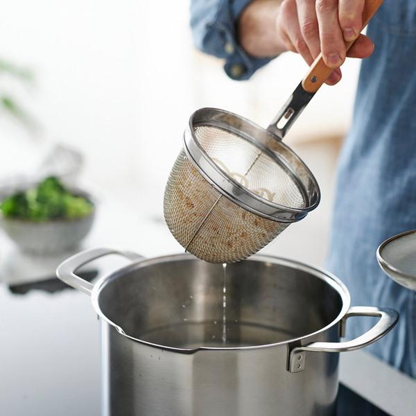 [IKEA/イケア/通販]VARDAGEN ヴァルダーゲンヌードルストレーナー, ステンレススチール/ビーチ,30 cm[B](80581504) |  | 01