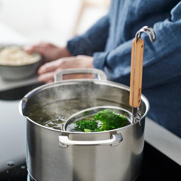 [IKEA/イケア/通販]VARDAGEN ヴァルダーゲンヌードルストレーナー, ステンレススチール/ビーチ,30 cm[B](80581504) |  | 02