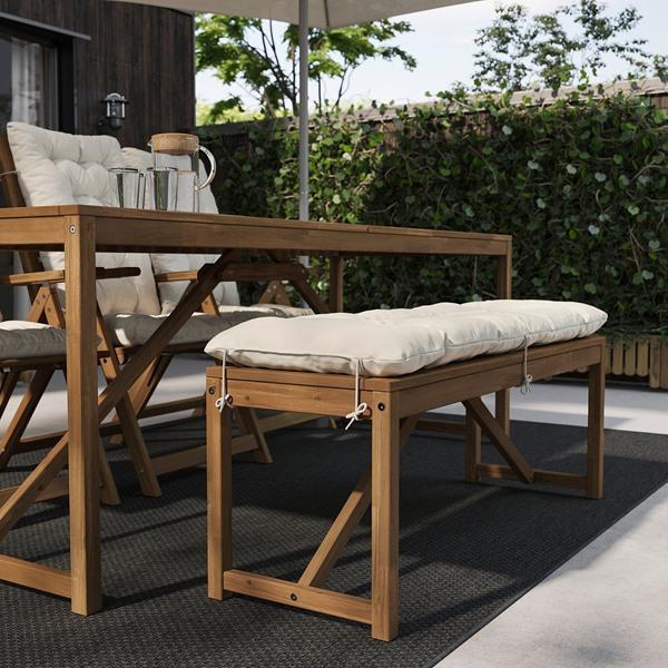 [IKEA/イケア/通販]KUDDARNA クッダルナベンチ用クッション 屋外用, ライトグレーベージュ,120x40 cm[G](80584178) |  | 03