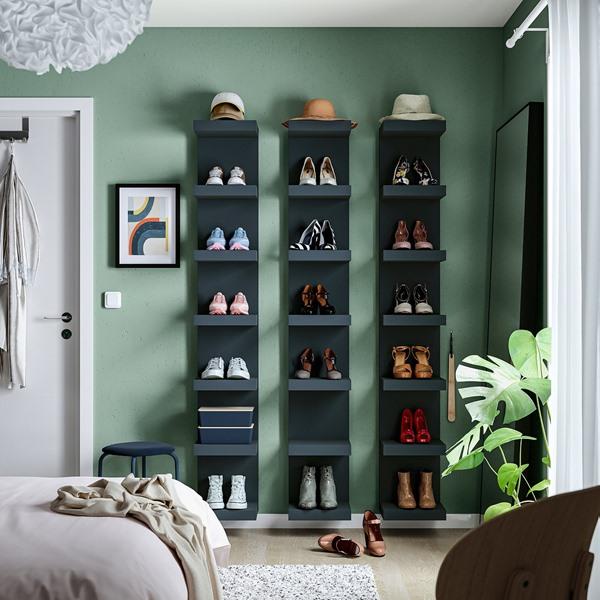 [IKEA/イケア/通販]LACK ラックウォールシェルフユニット, ブラックブルー,30x190 cm[K](80592871) |  | 01