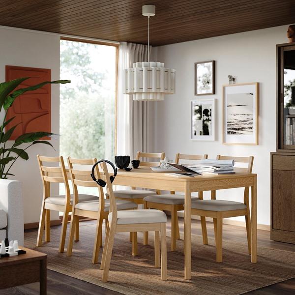 [IKEA/イケア/通販]TONSTAD トンスタードテーブル, オーク材突き板,200x85 cm[JL](80594059) |  | 01