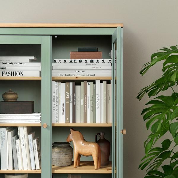 [IKEA/イケア/通販]HEMNES ヘムネスコレクションケース（引き出し×3）, グレーグリーン/ライトブラ……[EK](80596162) |  | 03