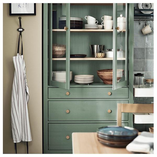 [IKEA/イケア/通販]HEMNES ヘムネスコレクションケース（引き出し×3）, グレーグリーン/ライトブラ……[EK](80596162) |  | 08