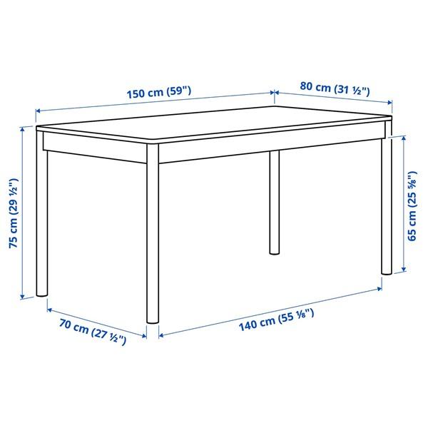 [IKEA/イケア/通販]TONSTAD トンスタードテーブル, ブラウン ステインオーク材突き板,150x80 cm[HK](80600060) |  | 03