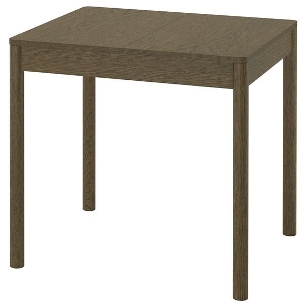 [IKEA/イケア/通販]TONSTAD トンスタード伸長式テーブル, ブラウン ステインオーク材突き板,80/120x70 cm[DD](80600729) | 