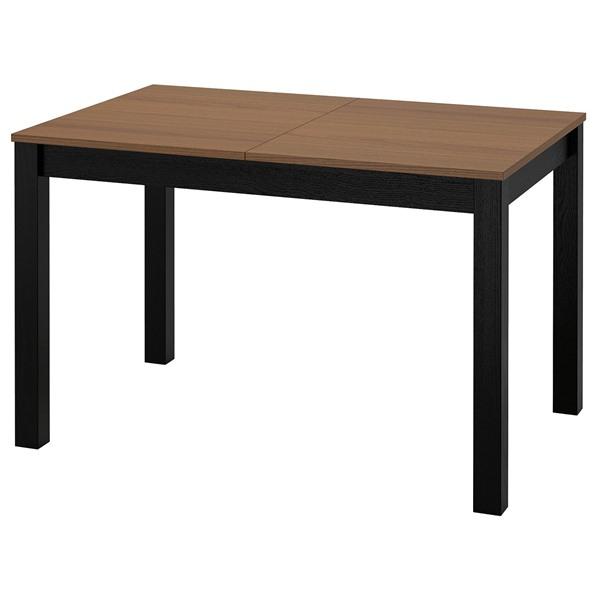 [IKEA/イケア/通販]ALHULT オールフルト伸長式テーブル, ブラック/ブラウン,120/170x80 cm[EI](80600791) | 
