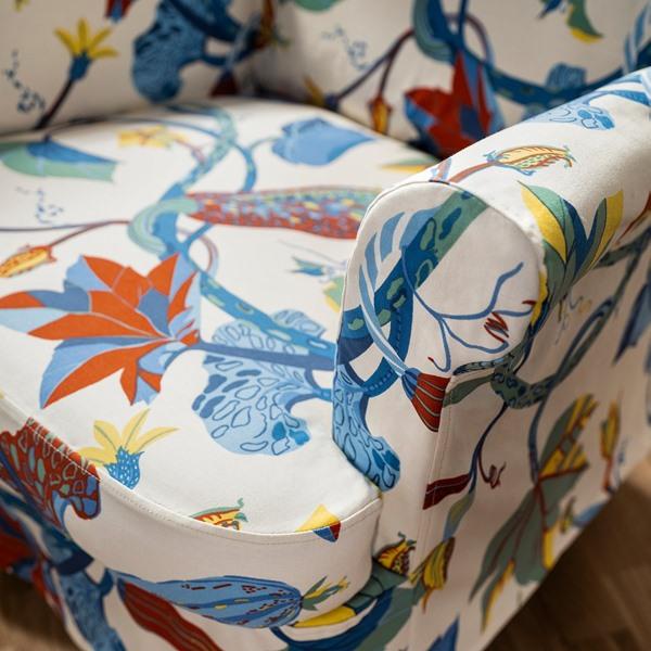 【送料込】IKEAイケア STRANDMON ストランドモン ペイズリー IKEA/イケア/通販]STRANDMON ストランドモンカバー ウィングチェア用