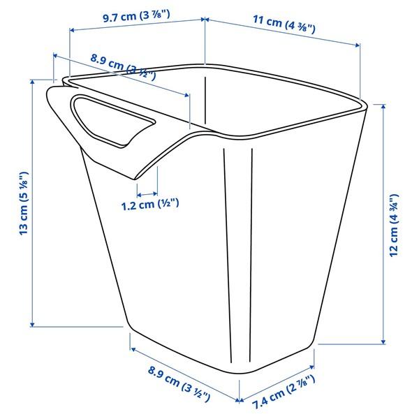 [IKEA/イケア/通販]SUNNERSTA スンネルスタ小物入れ, ブルーグレー,12x11 cm[A](80606062) |  | 06