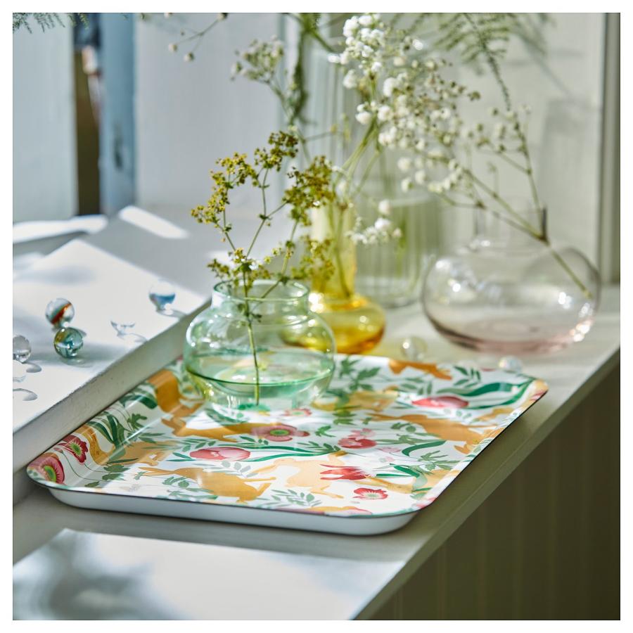 IKEA/イケア/通販]TJARLEK シャーレク トレイ, 模様入り, 20x28 cm[A